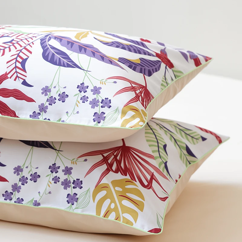 [花戒指]精选！全棉印花单枕套-雨林狂想曲