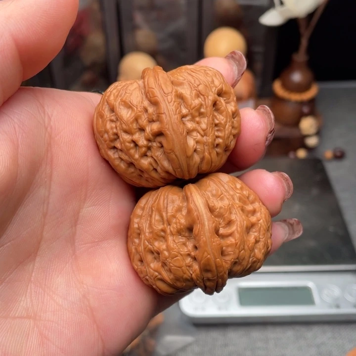 文玩核桃把件元宝40全品