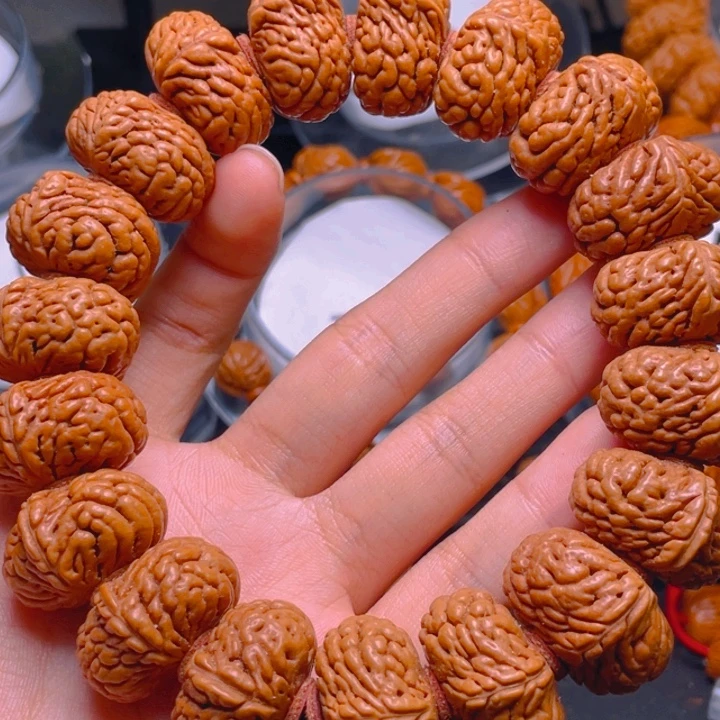 涅***槃文玩核桃手串五爪金龙 闪电购52号车