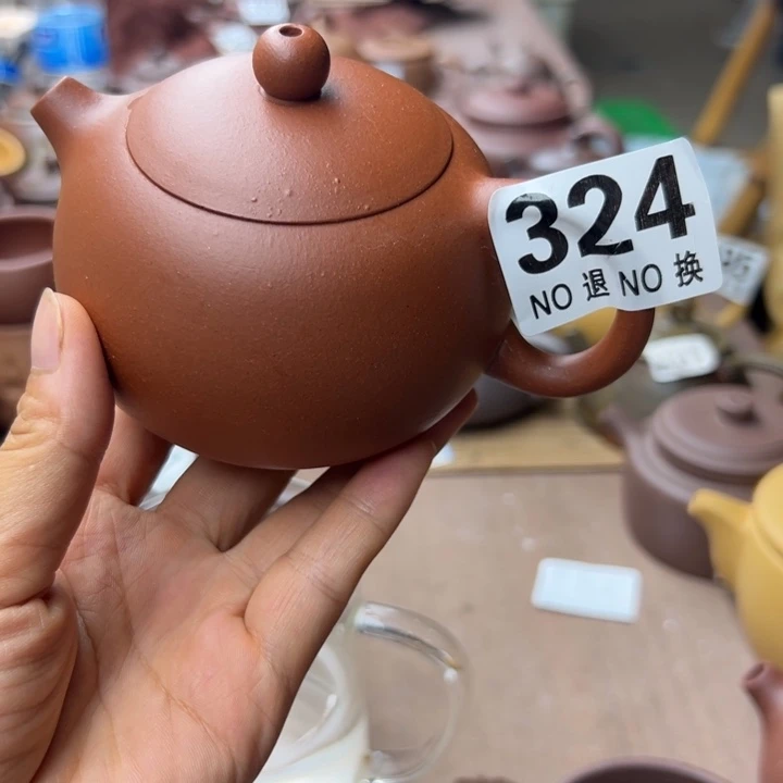 紫砂茶壶小红泥瑕疵260