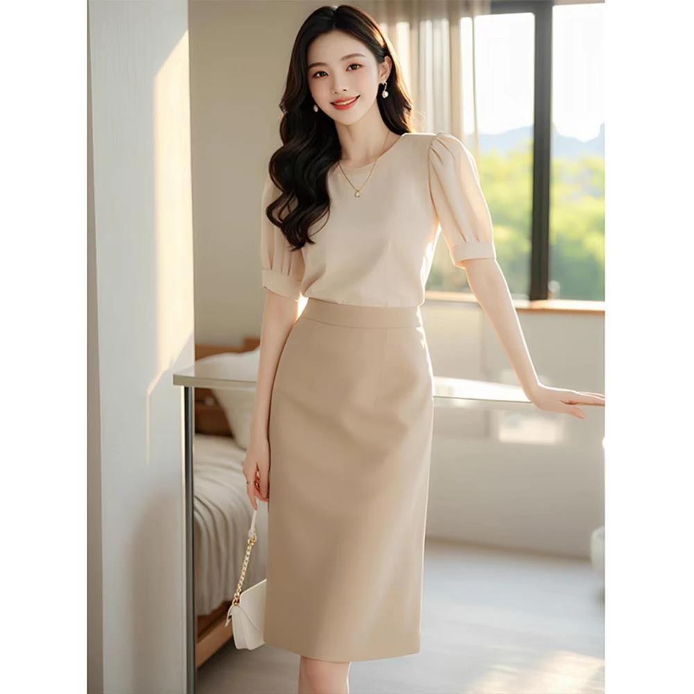 女装2025新款夏装裙子优雅连衣裙夏款高级感气质套装裙两件套夏季