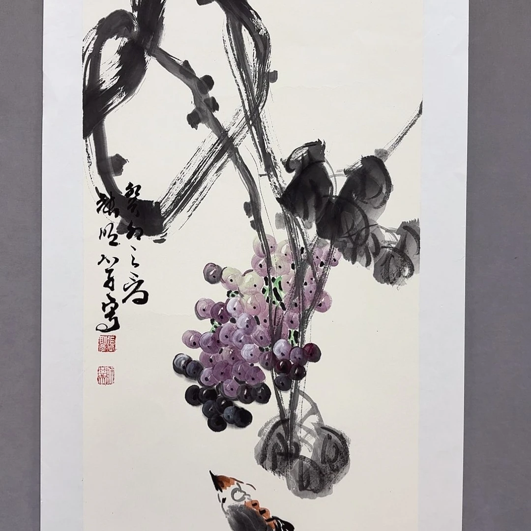 国画亲笔手绘放心去藏