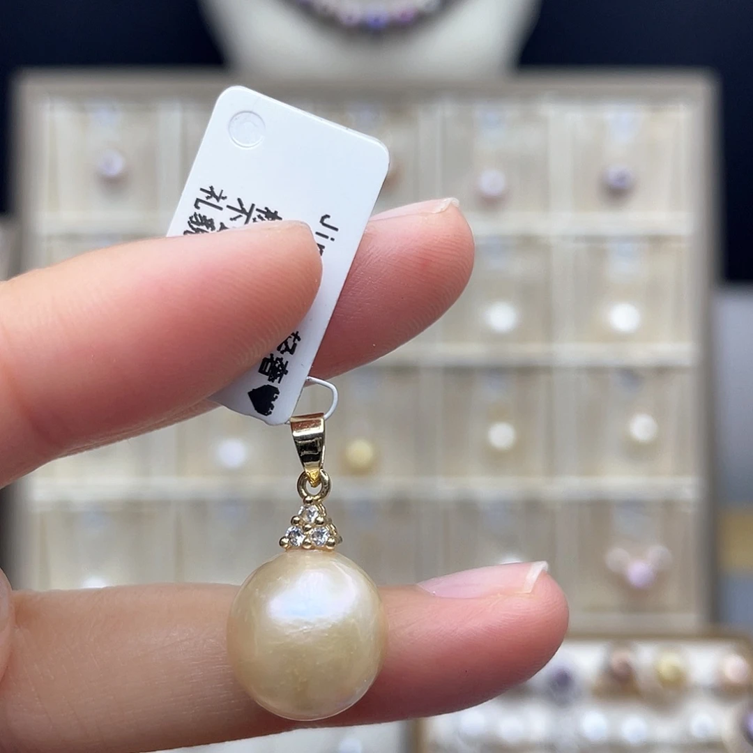 颈饰合金淡水珍珠