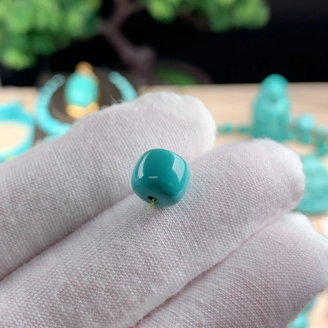 绿松石配珠卡9.5未镶嵌七*