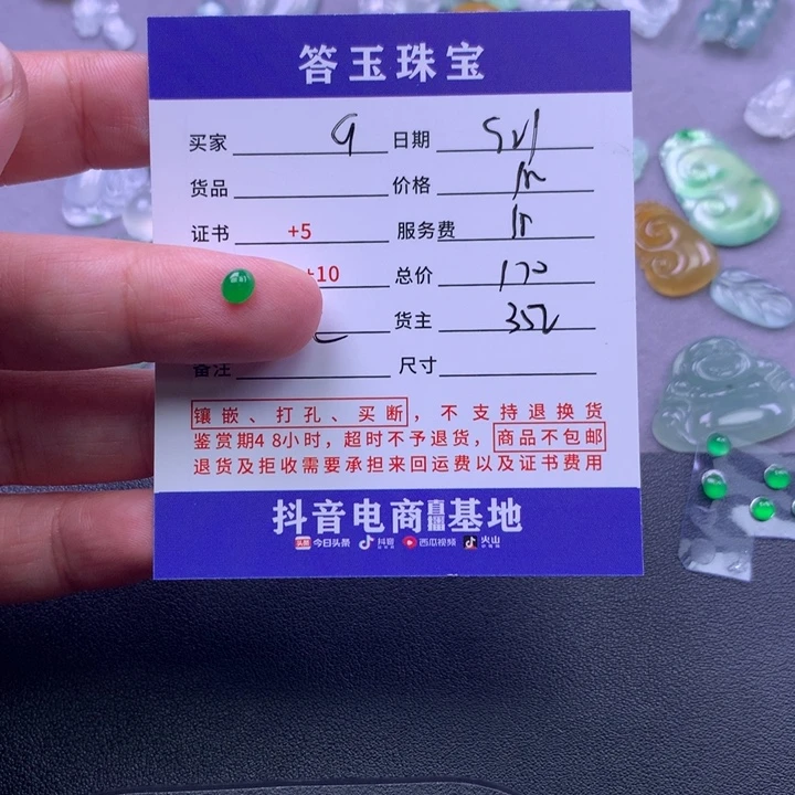 颈饰未镶嵌翡翠G****b
