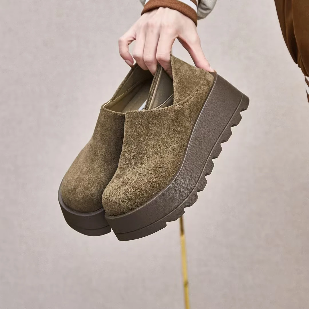 2025春季新款两穿厚底勃肯鞋舒适增高软底单女鞋MN51285