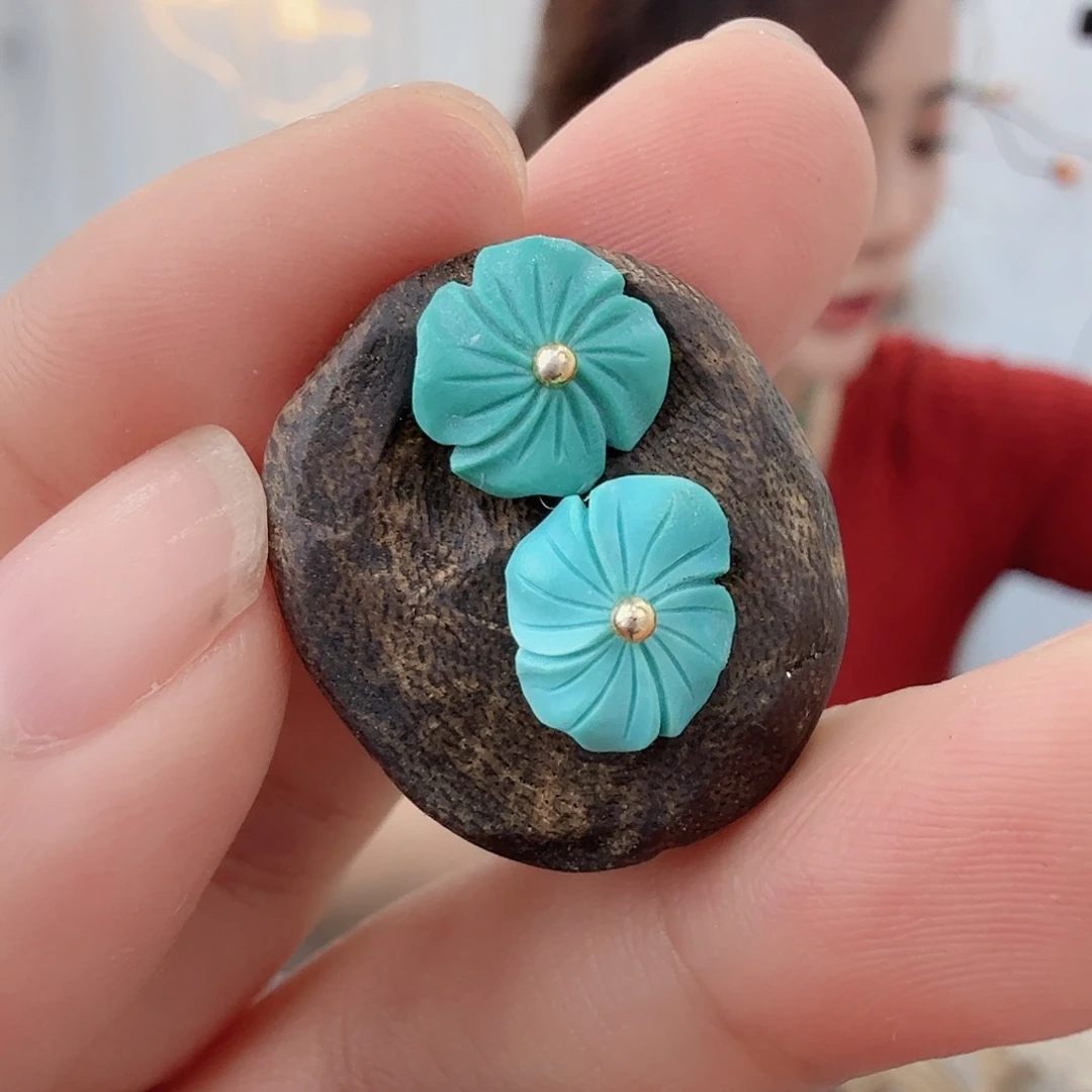 绿松石未镶嵌珠宝半成品