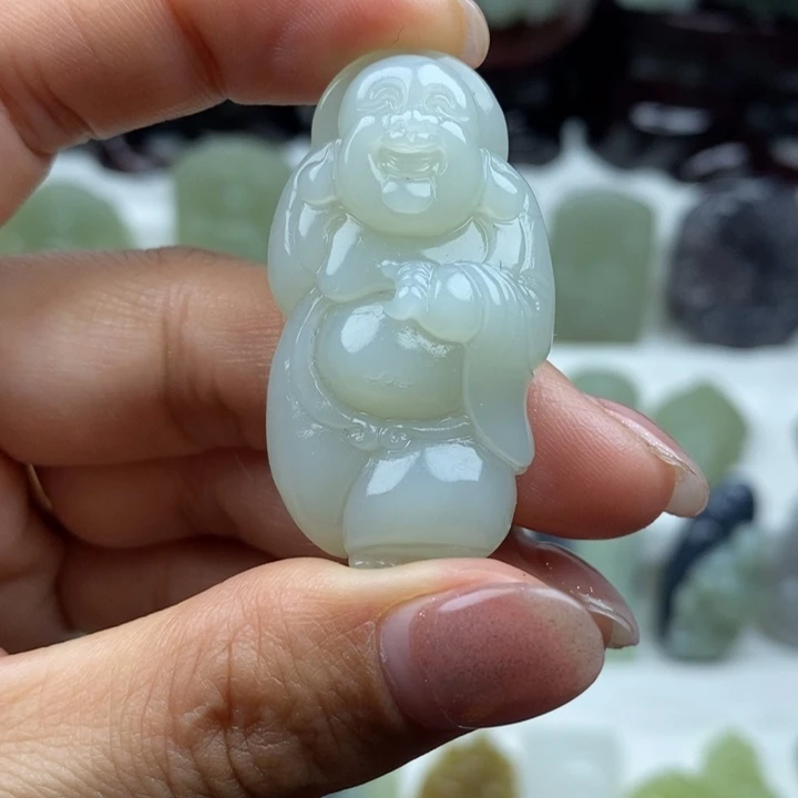 和田玉未镶嵌颈饰60