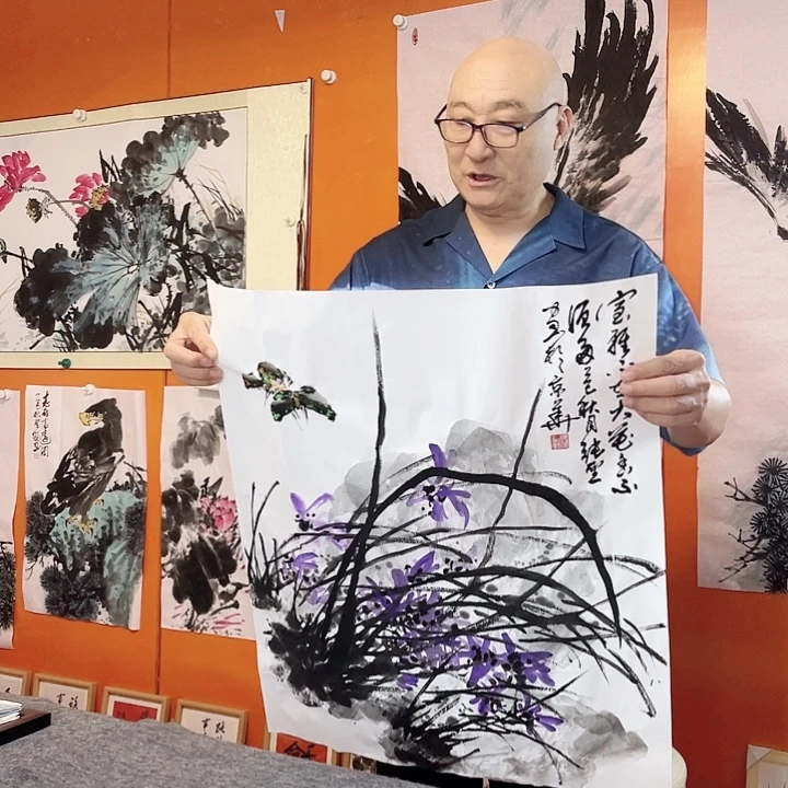 国画张圣敏先生纯手绘作品