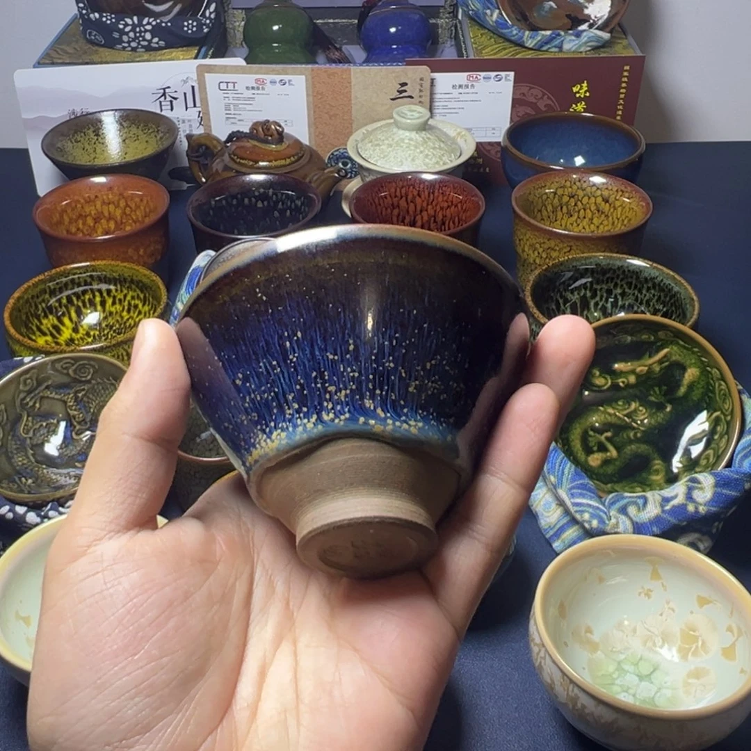 茶盏建阳建盏喝茶主人杯