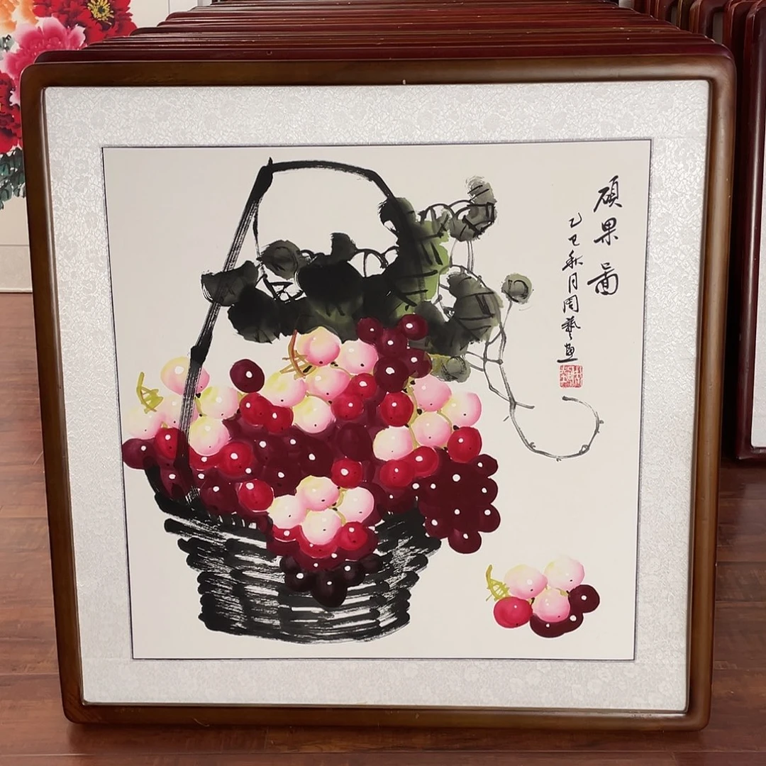 国画带框尺寸63*63厘米