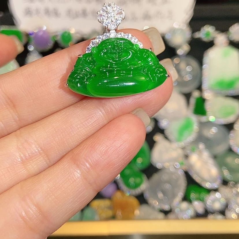 【闪购商品】颈饰未镶嵌翡翠天然翡翠