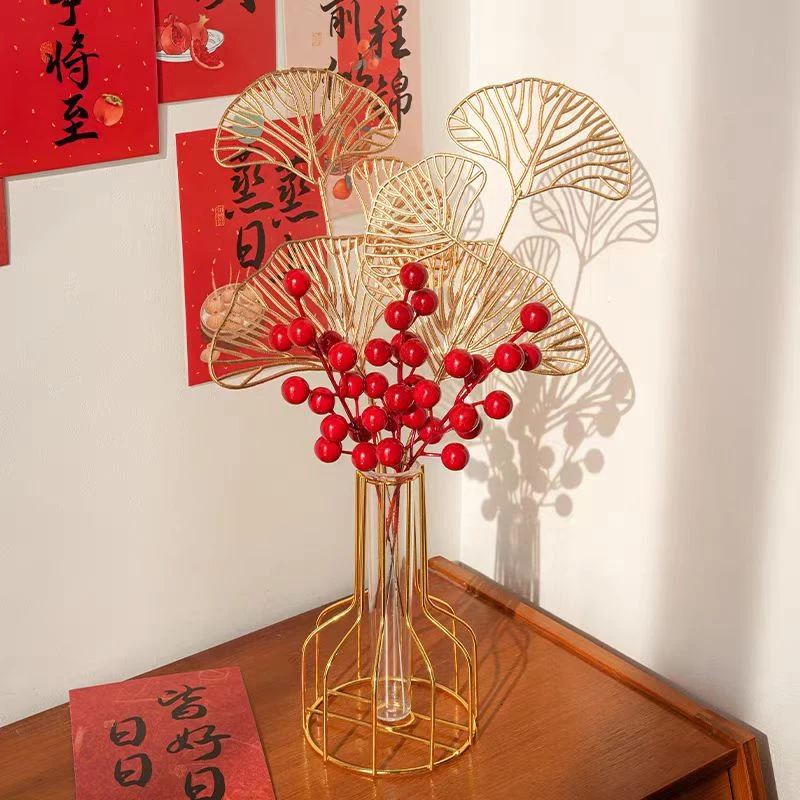 【平安喜乐】2025新年红果摆件立体客厅卧室书房装饰布置蛇年大吉