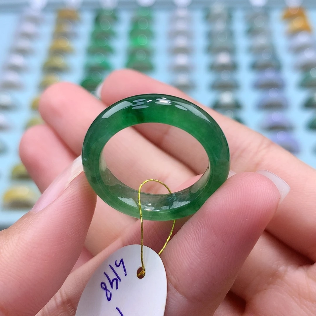 未镶嵌戒指翡翠18圈