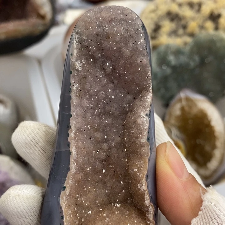 珠宝半成品未镶嵌紫晶