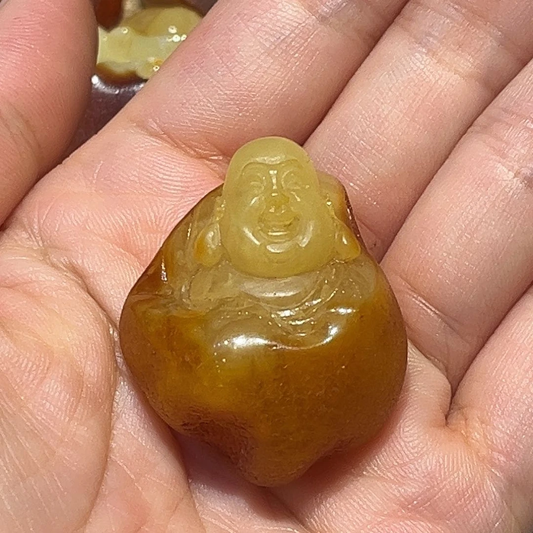 未镶嵌颈饰琥珀蜜蜡弥勒