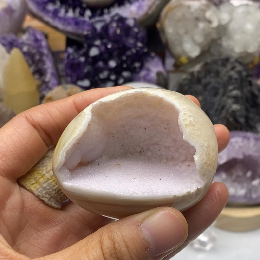 未镶嵌大型摆件（非配饰）紫晶段*H