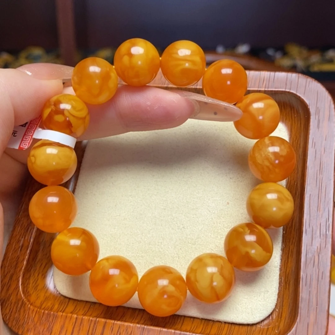 【闪购商品】蜜蜡手链未镶嵌手串