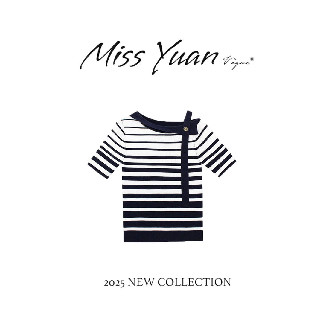 M.Y媛总  莱赛尔100%夏款新品针织衫小心机设计露肩上衣MYX1331D