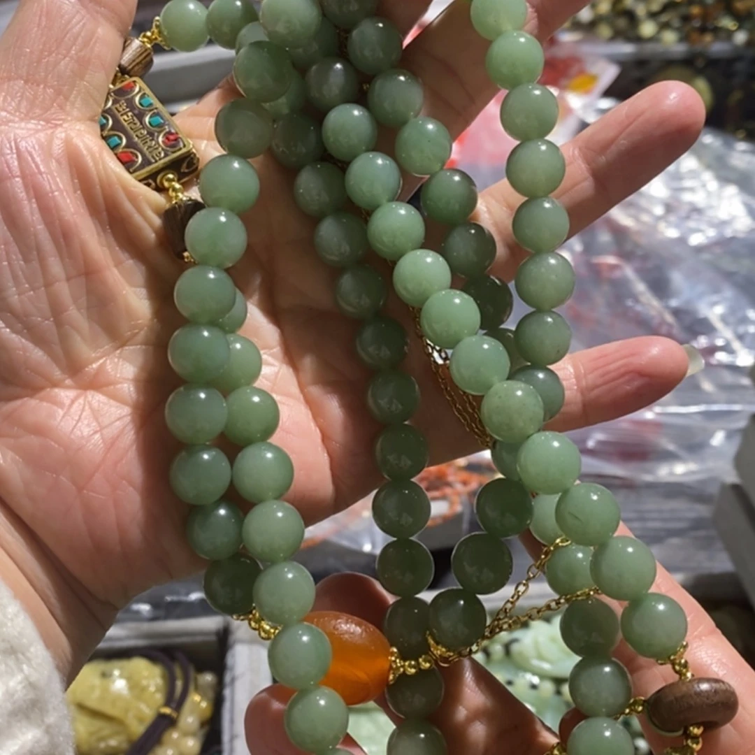 【闪购商品】岫玉毛衣链未镶嵌