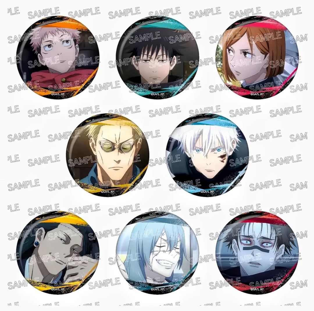 【拆包】日谷《咒术回战》百面相第二弹吧唧徽章盲盒（代拆）