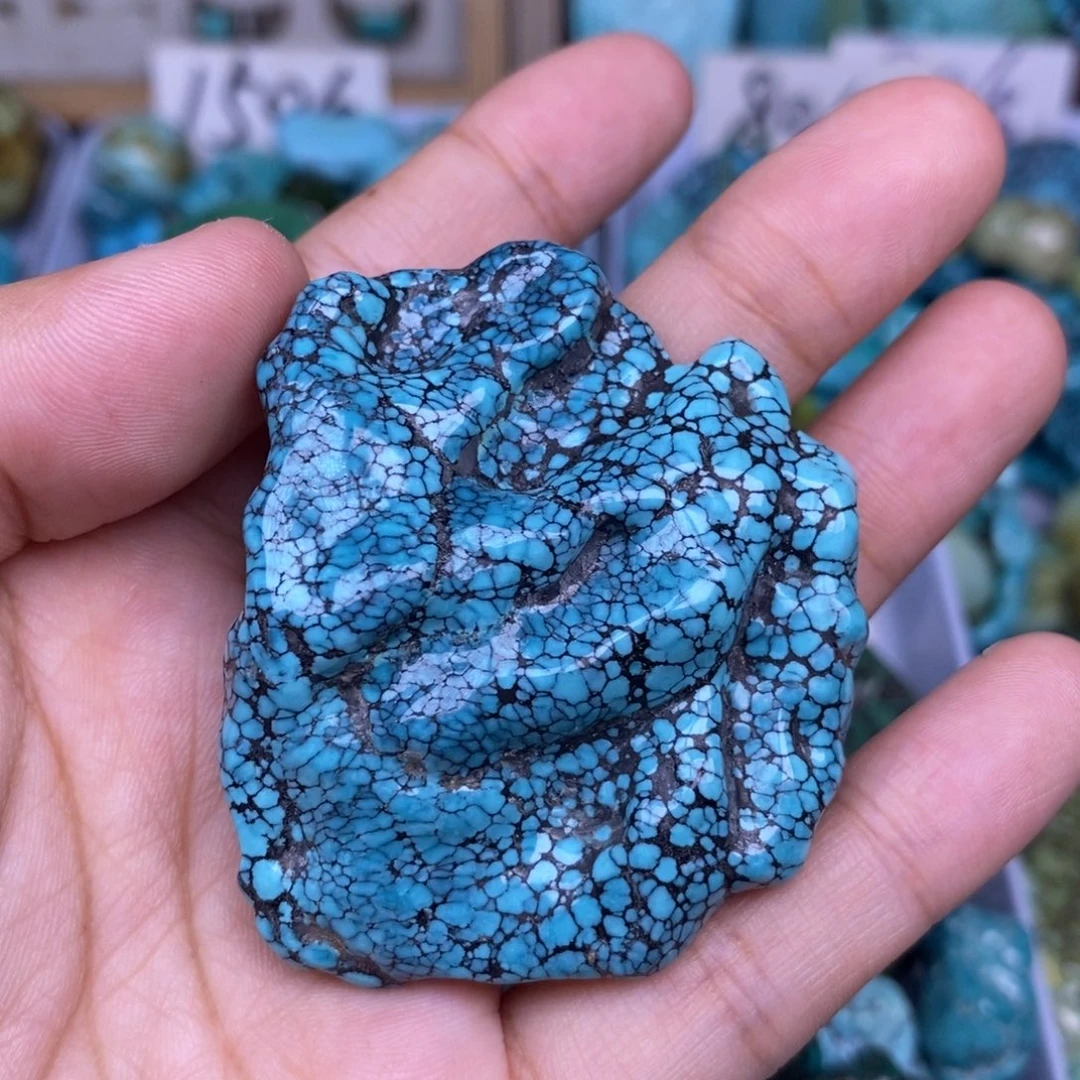 绿松石未镶嵌颈饰