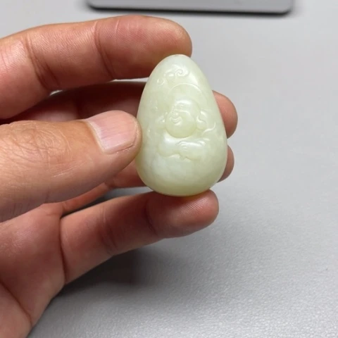 和田玉吊坠(不含链)未镶嵌非*