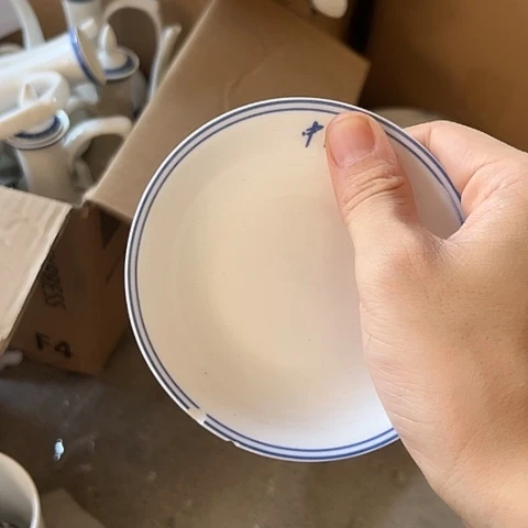 陶瓷4寸碟一个陶瓷