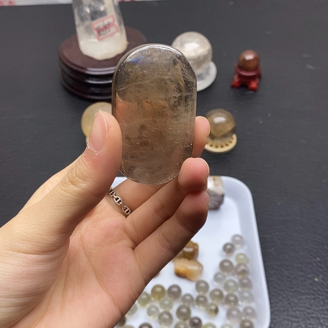 水晶珠宝半成品未镶嵌100水晶石