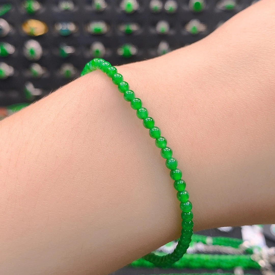 翡翠未镶嵌吊坠(不含链)手串3