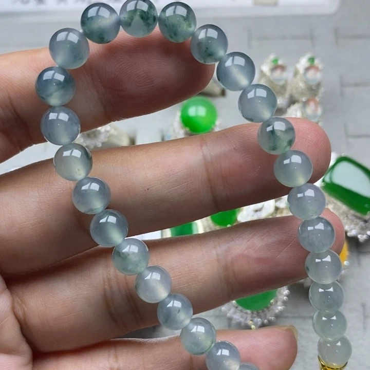 未镶嵌定制翡翠高冰7.5mm