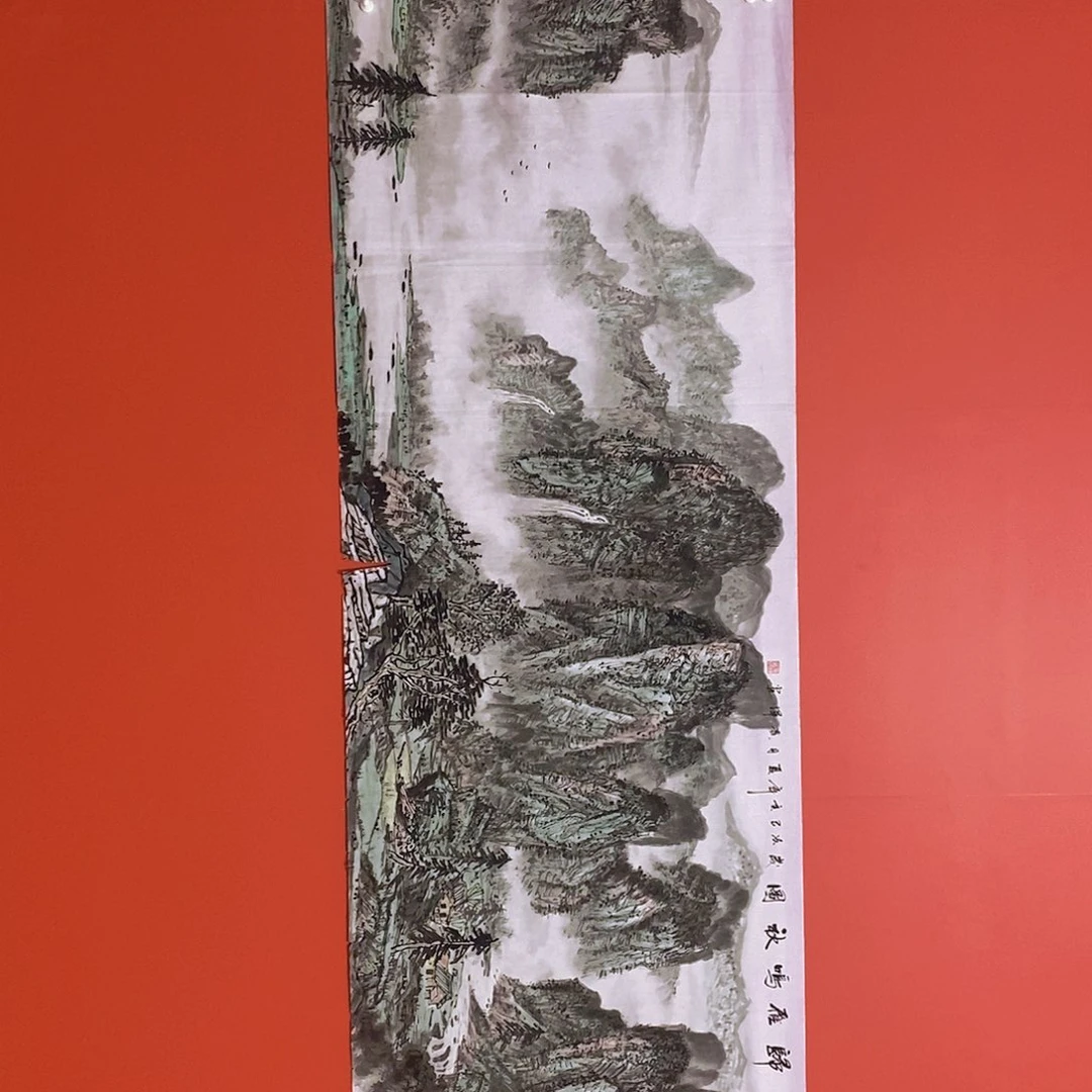 国画山水花鸟国画作品