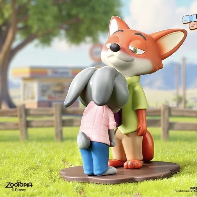 乖乖盲盒摆件可爱朱迪尼克系列甜蜜依靠全店热销疯狂动物城玩具