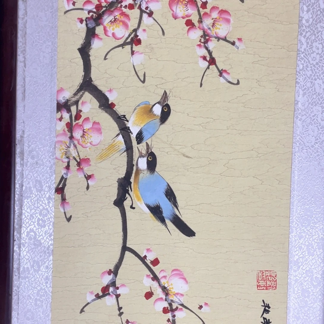国画老师，手笔手绘作品y