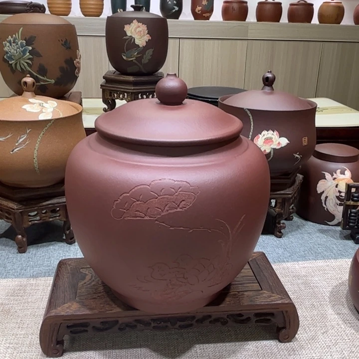 茶叶罐紫砂精品紫砂茶叶罐