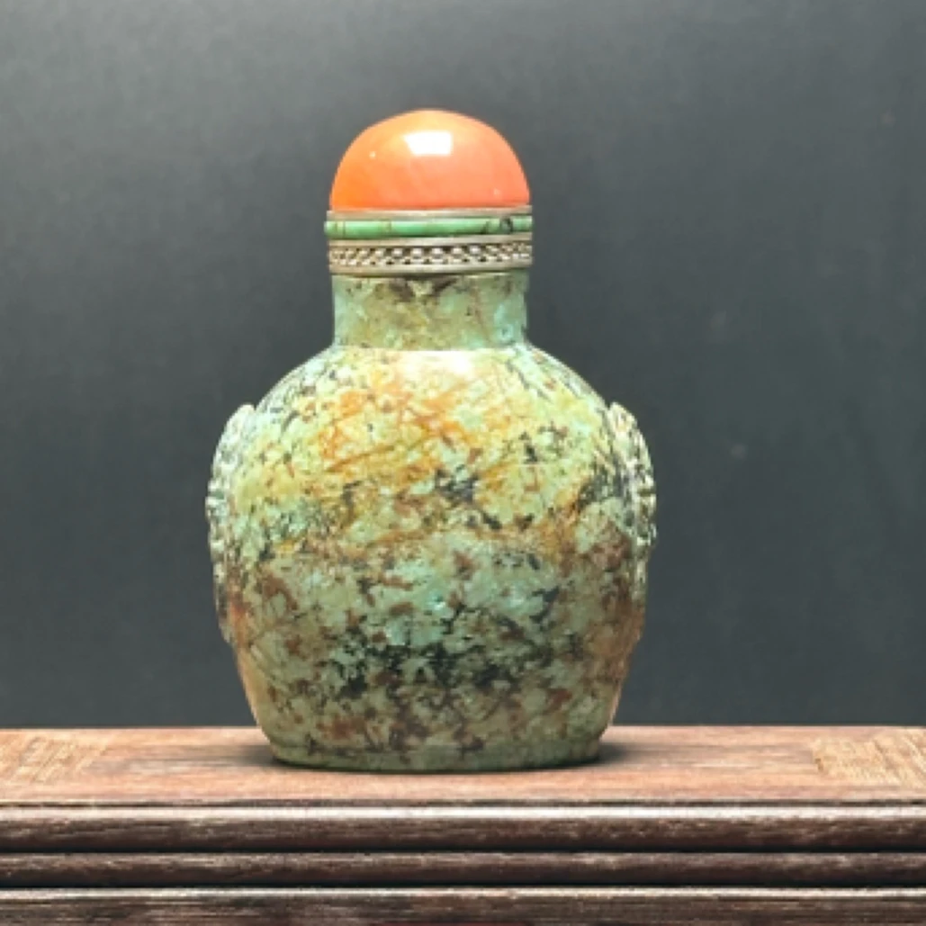 B001松松 蒙古族鼻烟壶 手工制作非遗传承