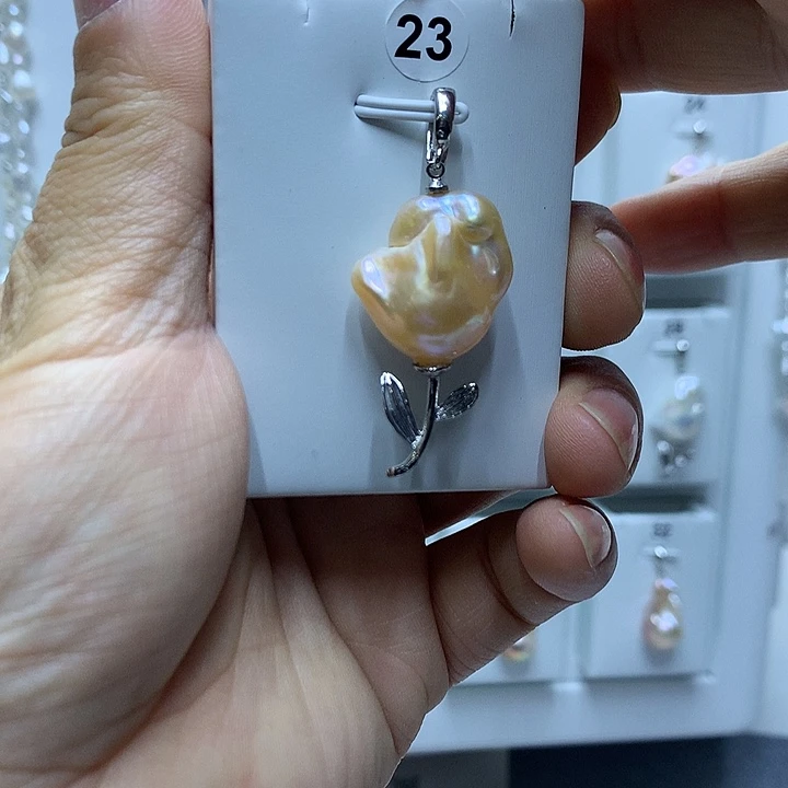 未镶嵌巴洛克淡水珍珠