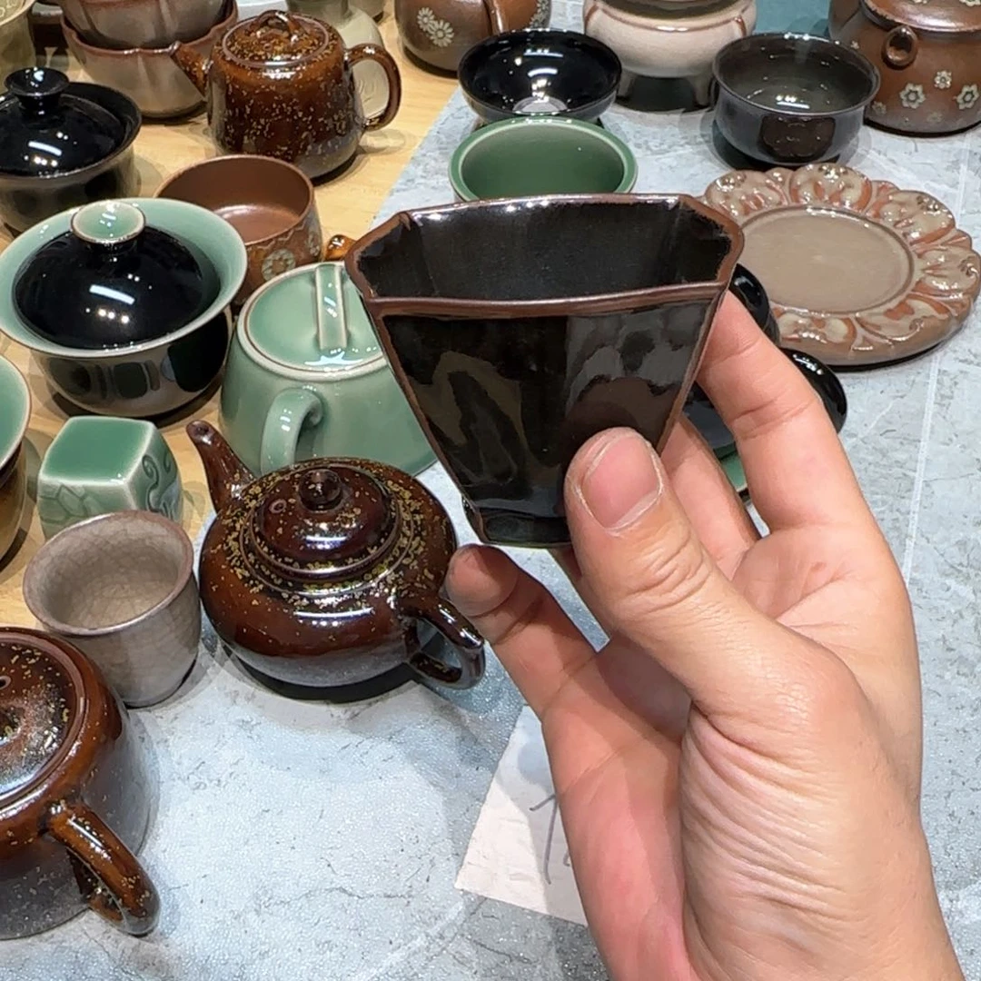 小金茶具青瓷茶器