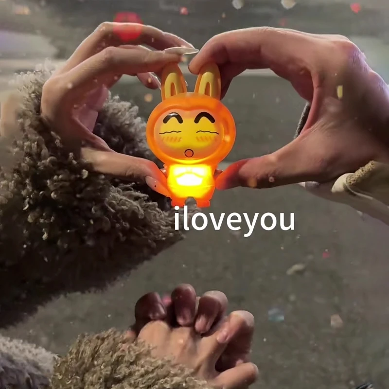 会说iloveyou发声玩偶牵手人体感应发声可录音牵手玩具钥匙扣礼物