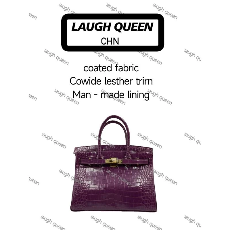 Laugh Queen手工打造真皮女士新款包 10647-1 紫色 e