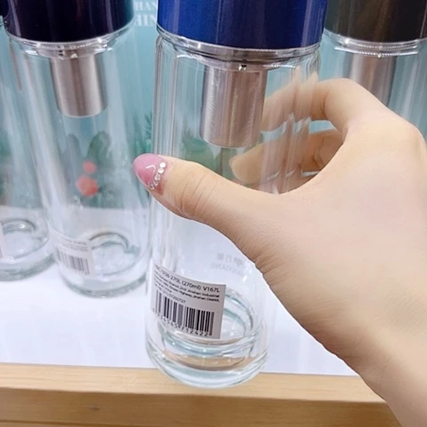万象玻璃双层V167L，蓝色