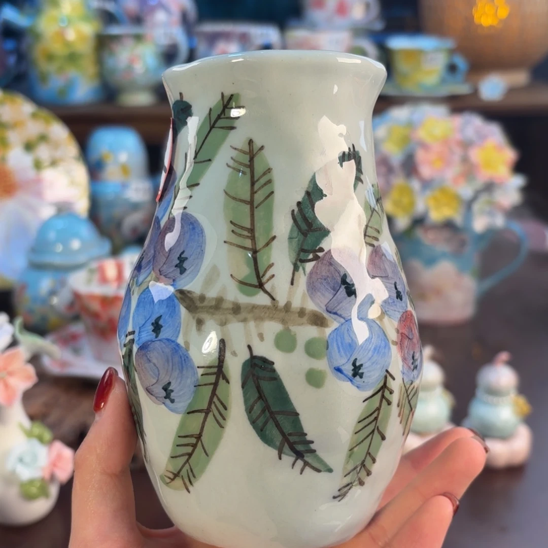 七***万景德镇手绘高温釉下彩陶瓷茶具