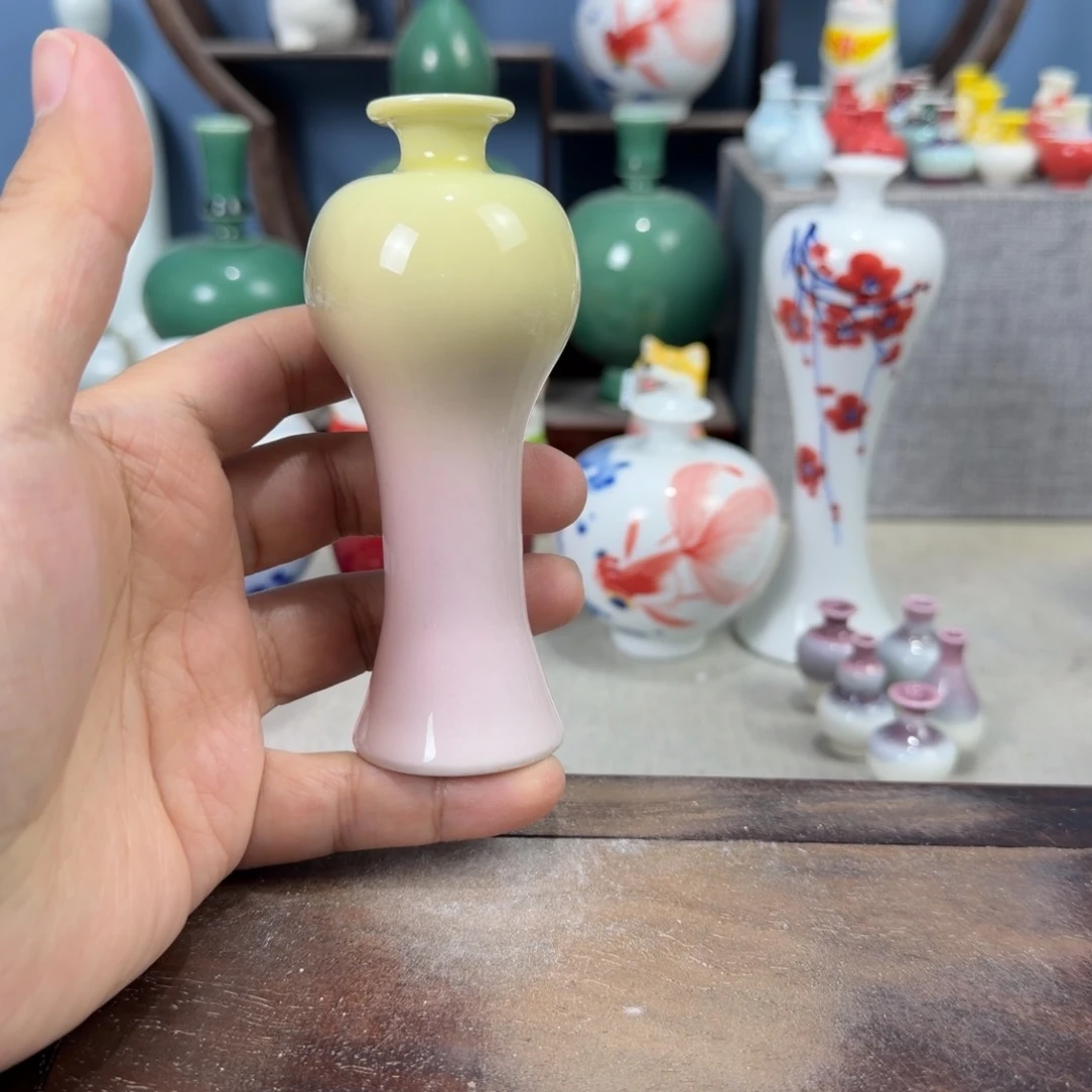 陶瓷手工小花器摆件
