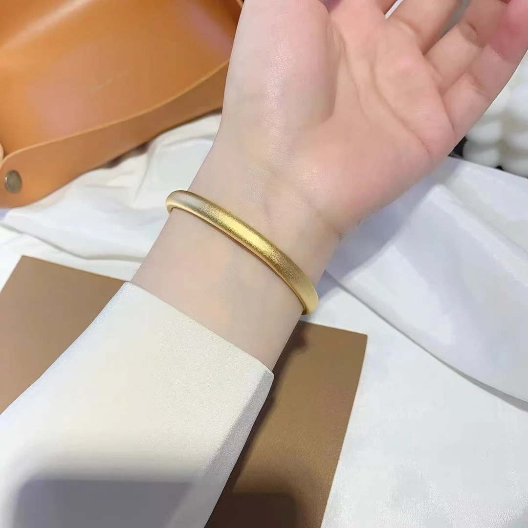 铜合金手镯 S-43-泥鳅背心经手镯经典磨砂