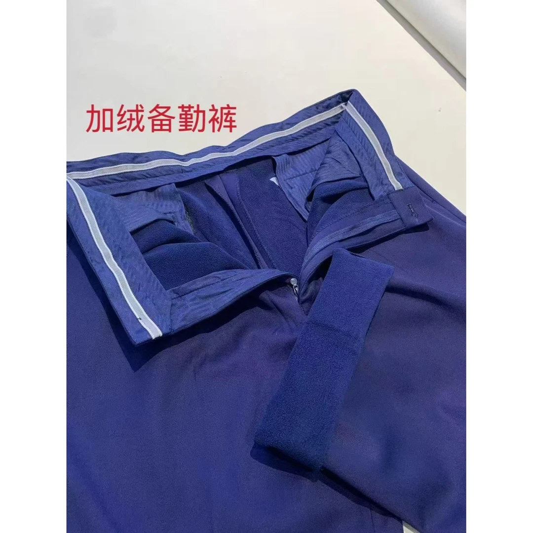 女士冬季加绒加厚备勤裤新款备勤裤夏季单裤春秋备勤裤