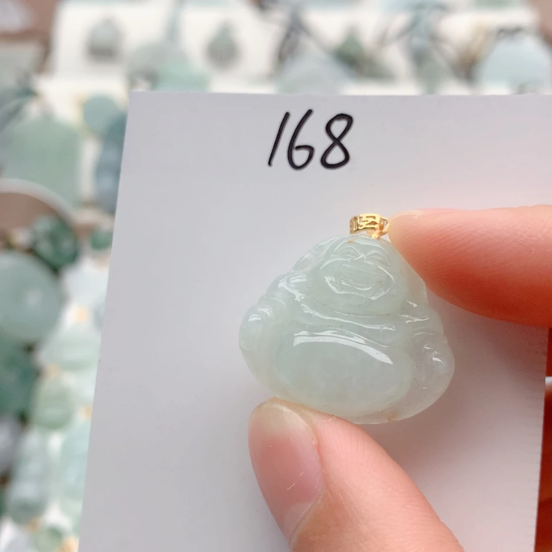 颈饰银S925镀金镶嵌翡翠吊坠