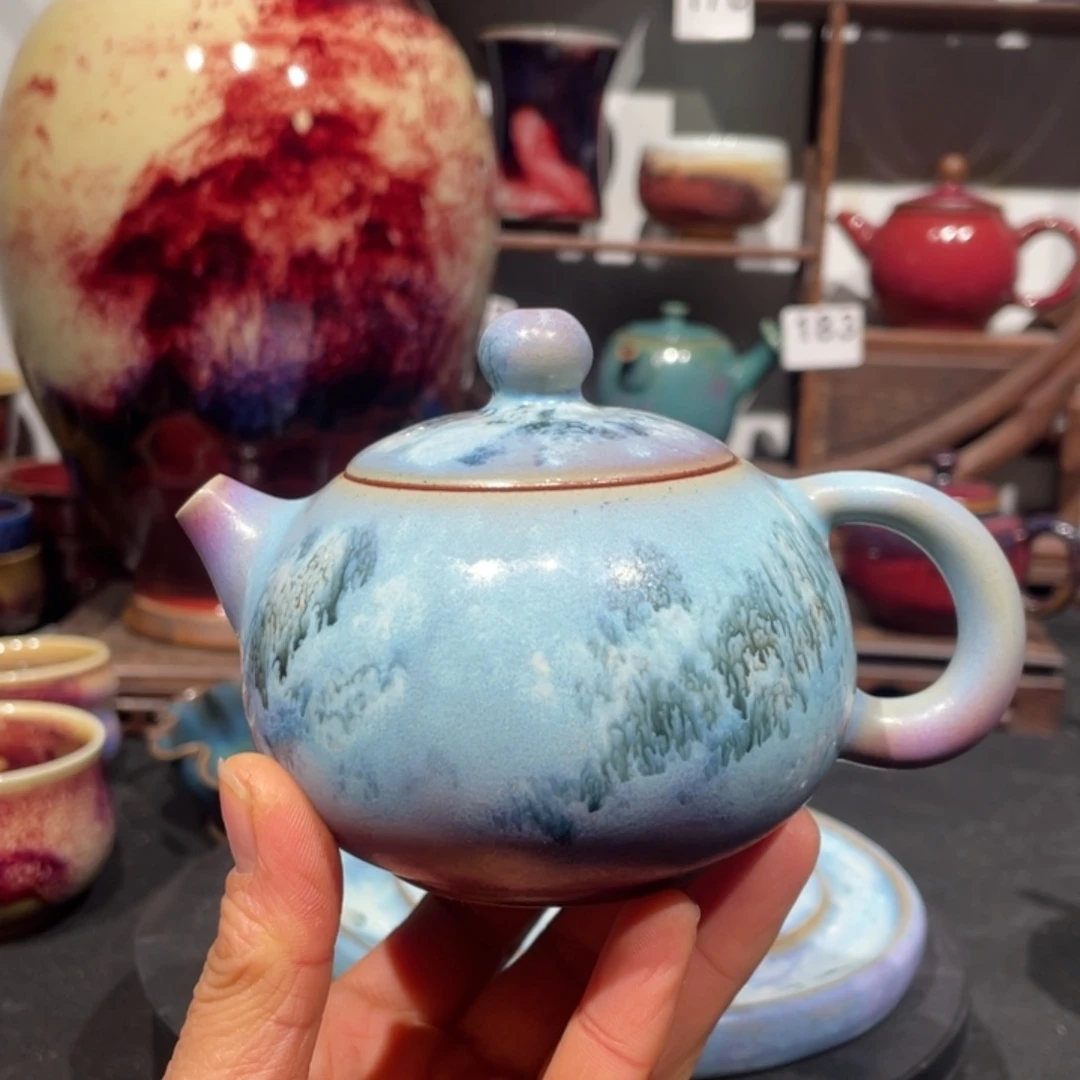 糖***豆中国神后钧瓷茶器