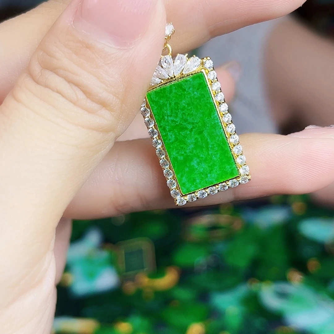 翡翠银S925镶嵌颈饰多样性