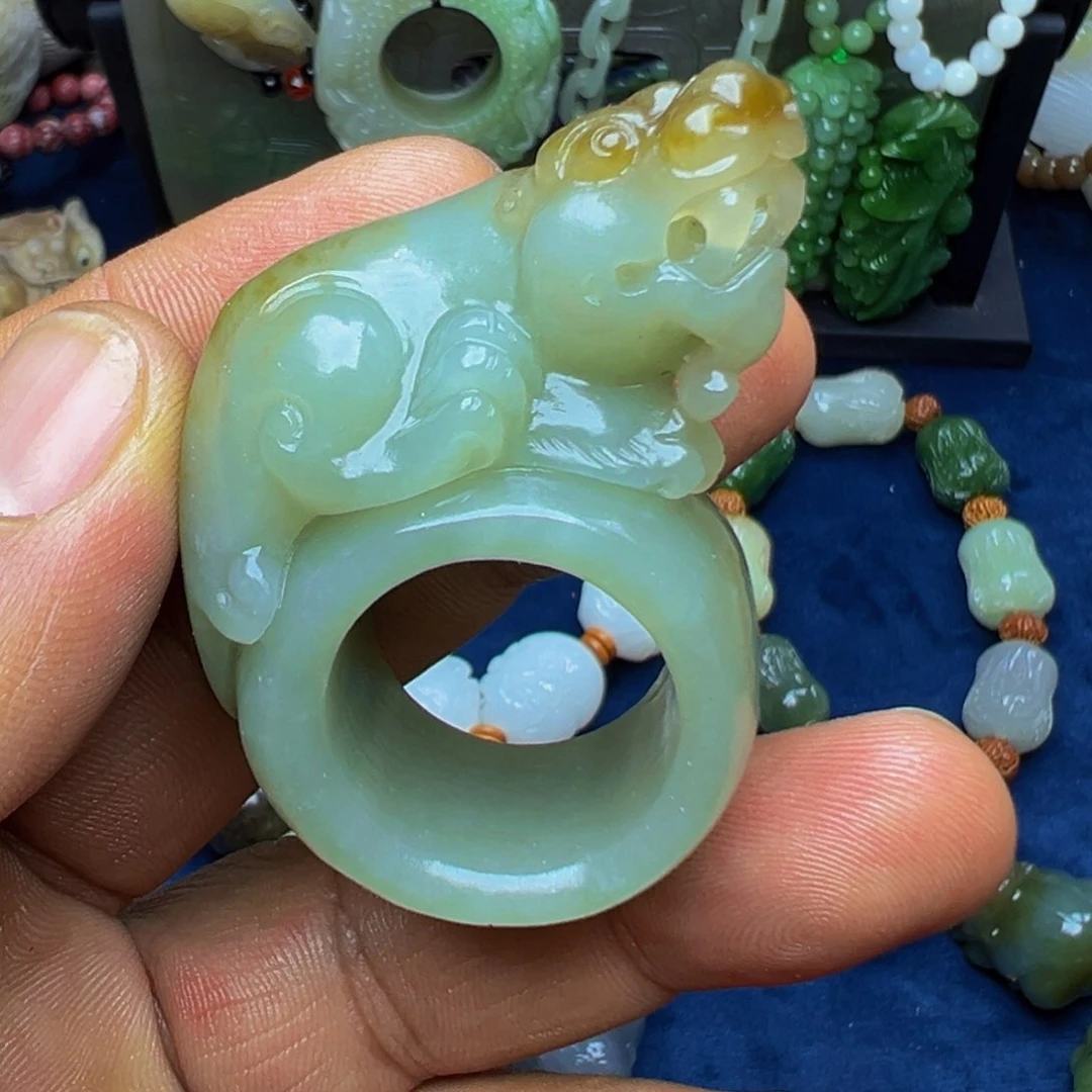 未镶嵌和田玉挂件天然的天然