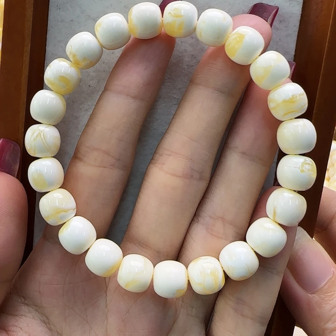 琥珀未镶嵌手链蜜蜡手串